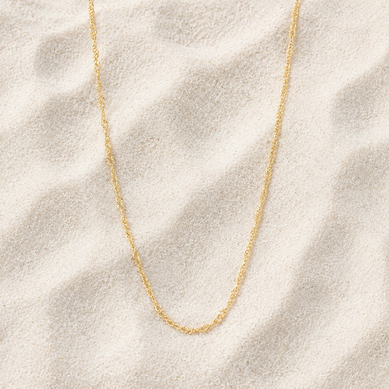 Malibu Beach Necklace -18k Gold