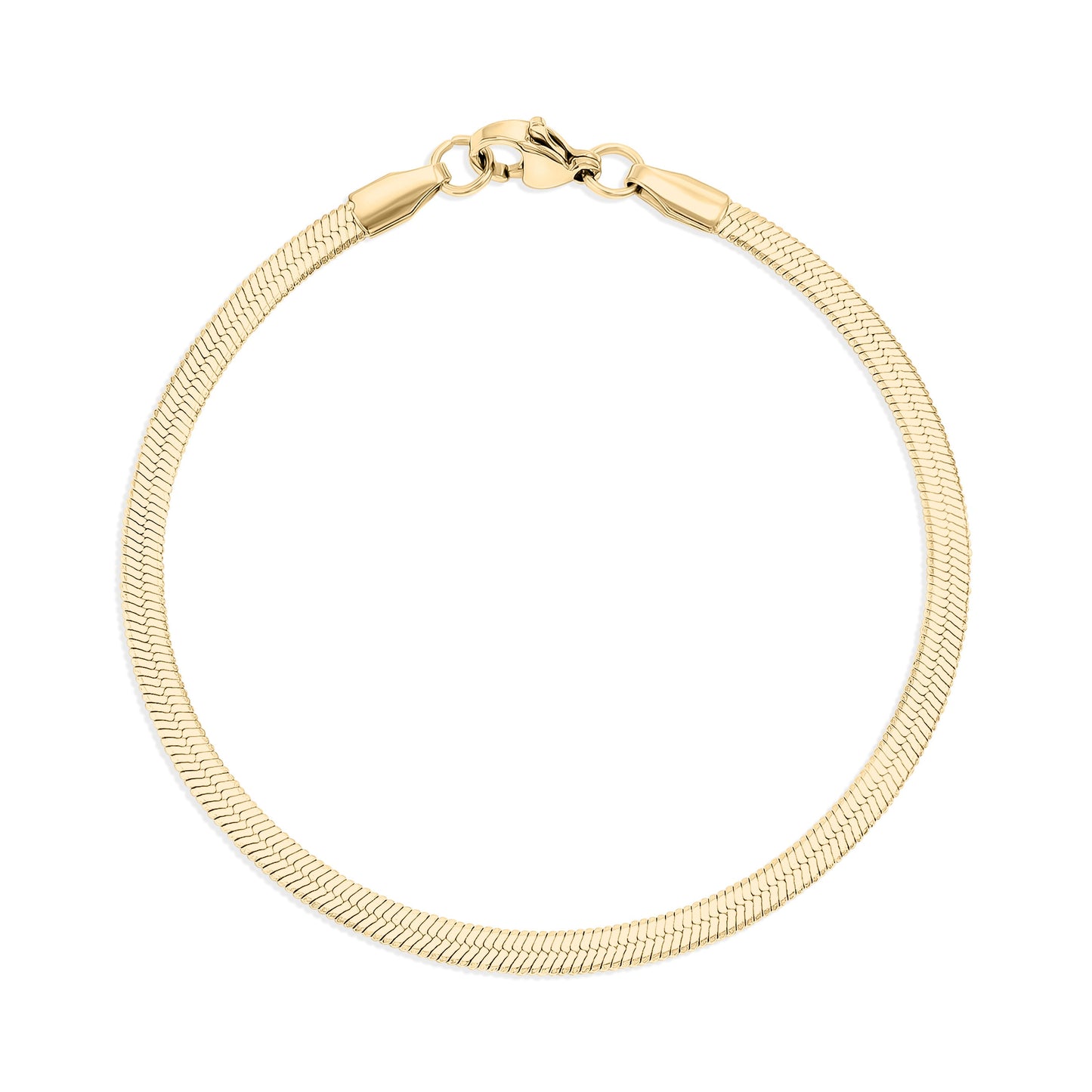 Smooth Sailing Bracelet -3mm - 18k Gold