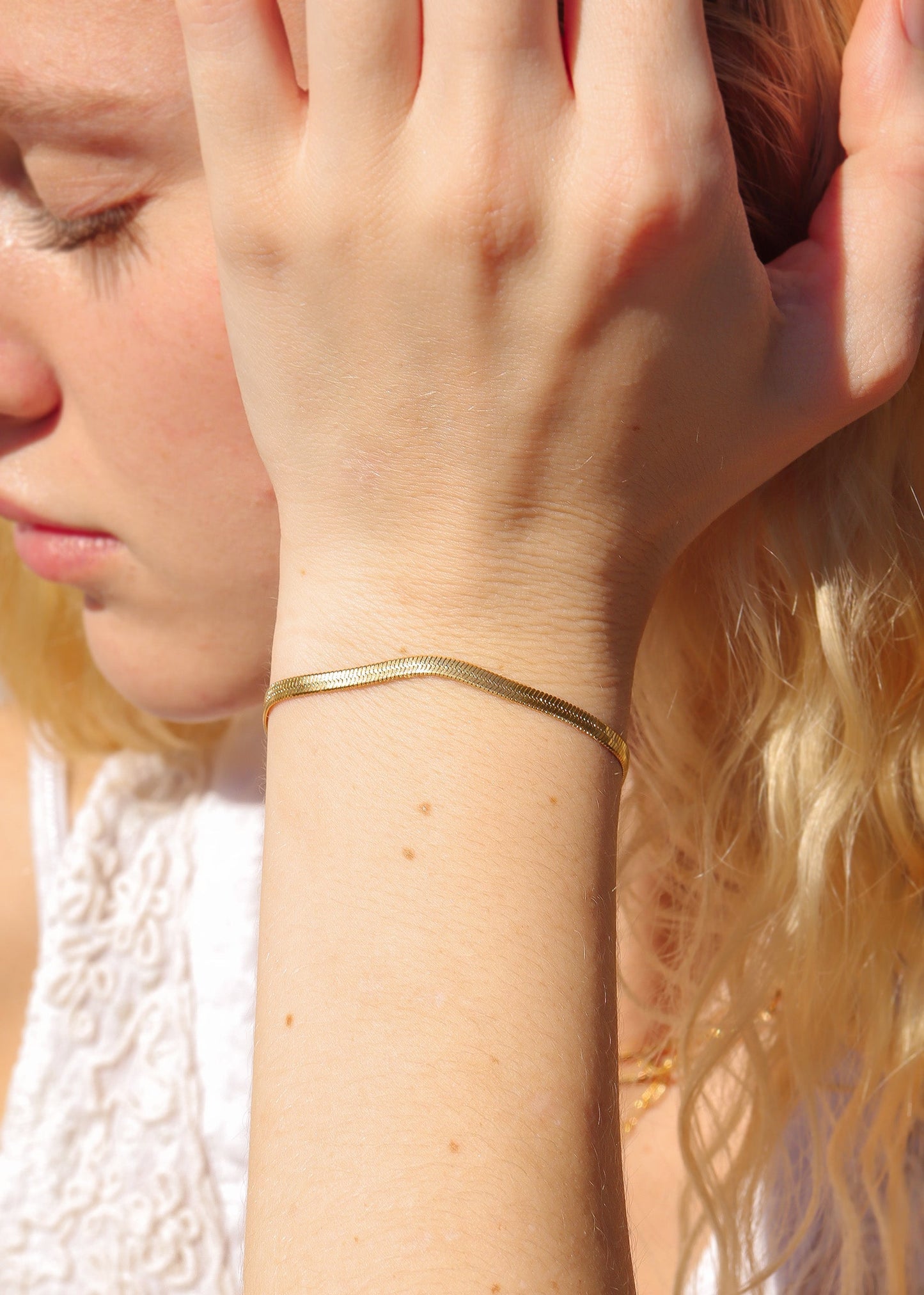 Smooth Sailing Bracelet -3mm - 18k Gold
