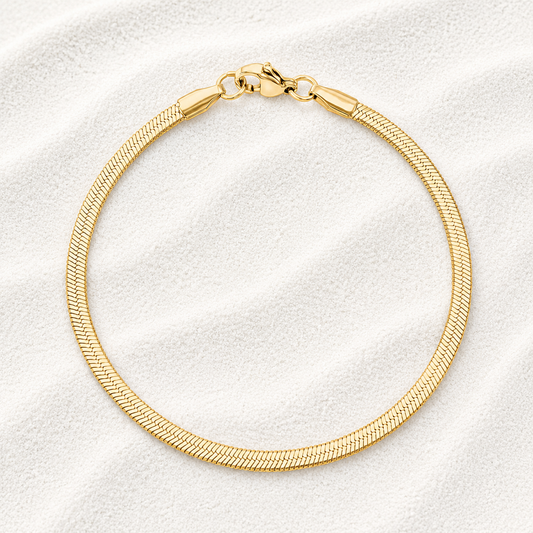 Smooth Sailing Bracelet -3mm - 18k Gold
